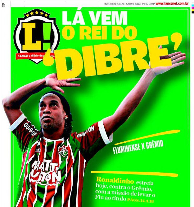Svjetske naslovnice: Novi počeci - Ronaldinho u Fluminenseu, Ibra u Galatasarayu?
