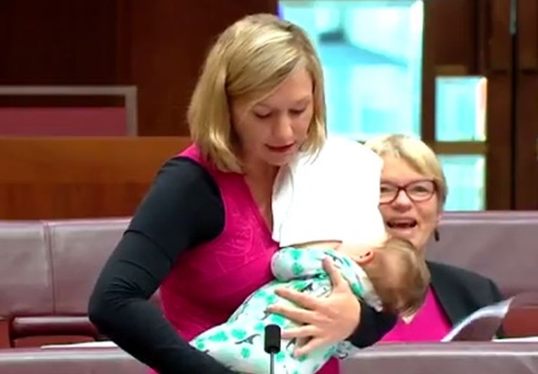 VIDEO Političarka dojila dijete tijekom govora u parlamentu