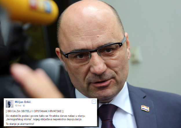 Milijan Brkić upozorio na demografsku krizu u Hrvatskoj: "Stanje je alarmantno!"