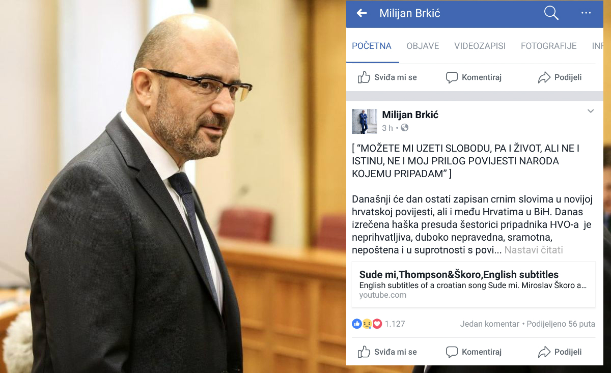 Brkić: Nije se sudilo po pravdi i istini nego po politici, Praljak je heroj