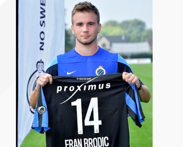 Još nije zaigrao za Brugge: Fran Brodić zbog operacije propušta ostatak sezone