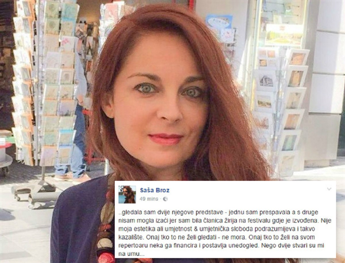 Titova unuka žestoko iskritizirala Frljića: "Na njegovoj sam predstavi zaspala"