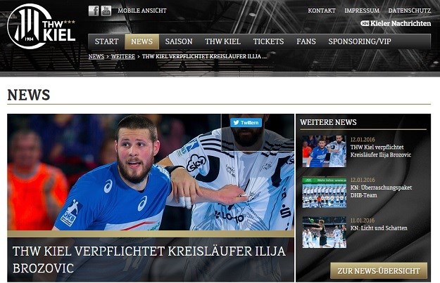 Duvnjaku stiže pojačanje iz reprezentacije: Ilija Brozović potpisao za Kiel