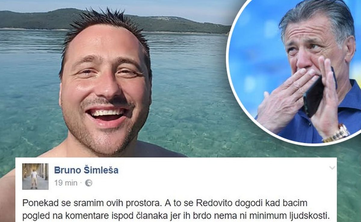Bruno Šimleša o ranjavanju Mamića: "Ponekad se sramim ovih prostora..."