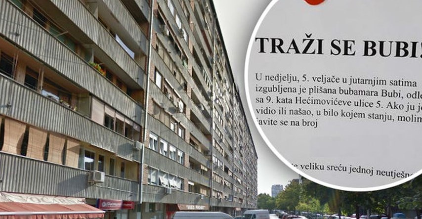 Traži se Bubi, pao je s devetog kata zgrade u Zagrebu