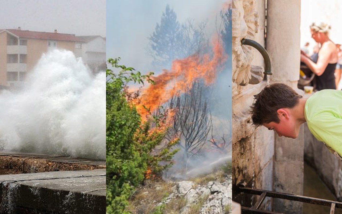 METEOROLOZI UPOZORAVAJU Nova opasnost u Dalmaciji - stiže toplinski val, a idući tjedan i bura