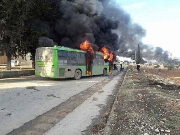 Nakon napada pobunjenika na autobuse do daljnjega prekinute evakuacije u Alepu
