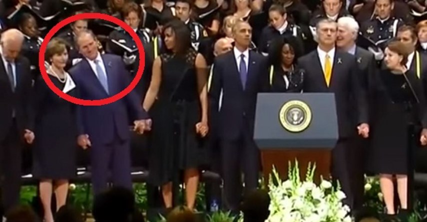 VIDEO George Bush šokirao naciju: Pogledajte što je napravio na komemoraciji u Dallasu