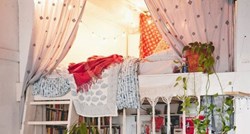 Dječja soba u sobi - idealno rješenje za male stanove