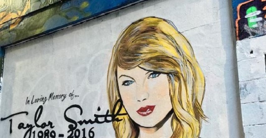 FOTO Sad je bolji: Pogledajte u što je pretvoren mural "pokojnoj" Taylor Swift