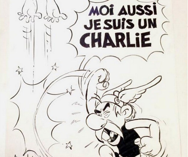 I Asterix i Obelix odali počast Charlie Hebdou