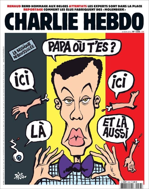 Charlie Hebdo šokirao naslovnicom o terorističkim napadima u Bruxellesu