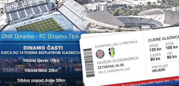 Zašto Dinamo navijače na euro utakmice opet mami par puta jeftinijim ulaznicama od Hajduka?