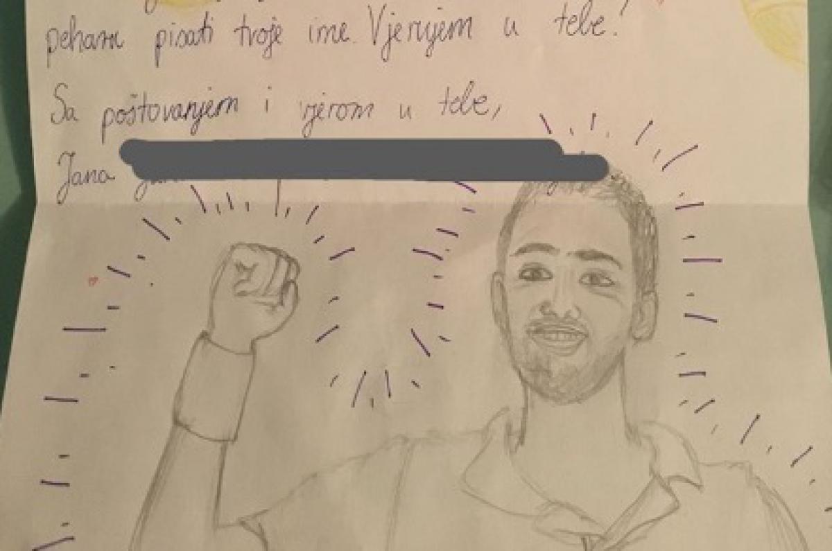 "Ti si mi idol, nadam se da će bol proći": Curica pismom dirnula Marina Čilića