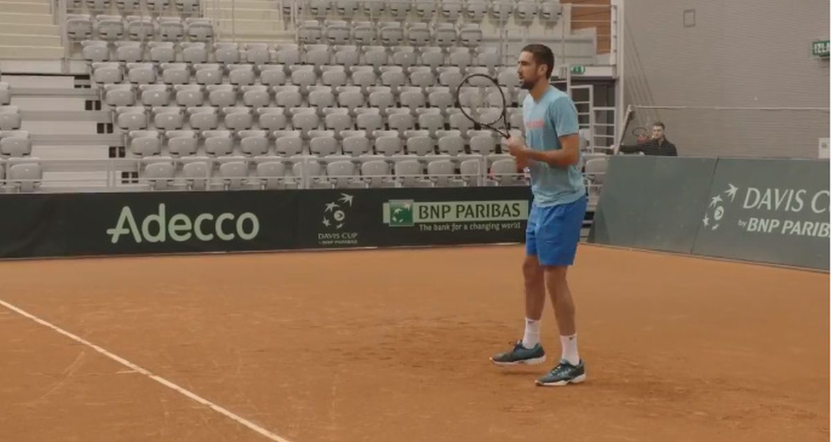 ČILIĆ JE SPREMAN ZA KANADU Pogledajte kako treći tenisač svijeta trenira za Davis Cup