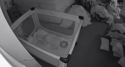 Jeziva snimka: Kamera za bebe uhvatila uljeza dok je mama spavala