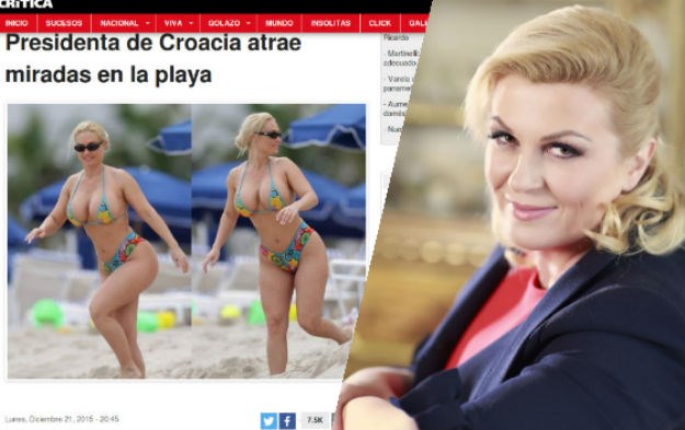 "Bujna predsjednica Hrvatske plijeni poglede na plaži": Južnoamerički mediji zamijenili Coco i Kolindu
