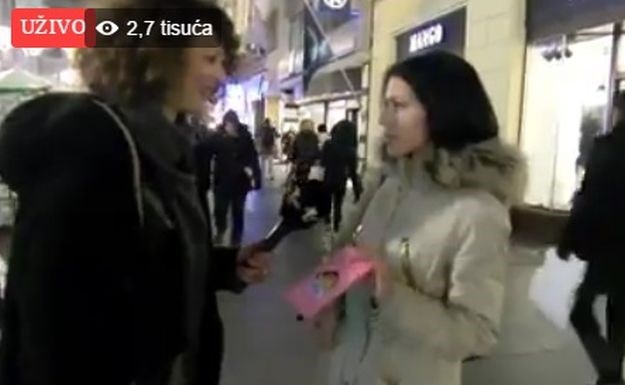 VIDEO U centru Beograda dijelili hrvatske čokoladice, pogledajte kako su Srbi reagirali