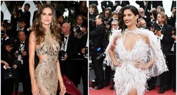 Manekenke u prozirnim haljinama zasjenile poznate glumice na Filmskom festivalu u Cannesu