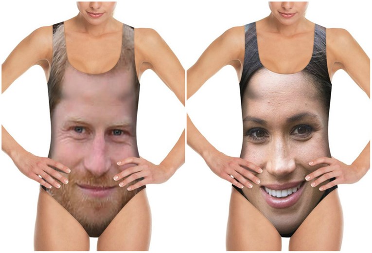 Sada možete kupiti kupaći kostim s licem princa Harryja ili Meghan Markle