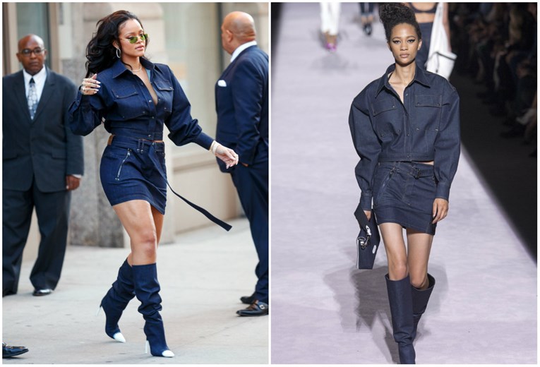 Rihanna je potpuno iskopirala dva looka s modne piste