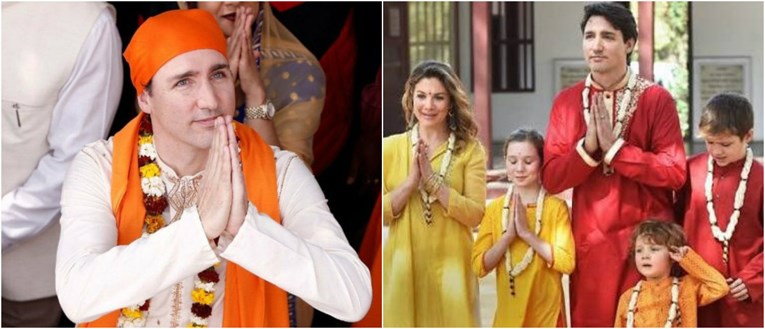 FOTO Indijci ismijavaju kanadskog premijera zbog "kičaste i iritantne" odjeće