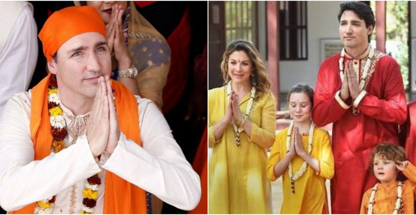 FOTO Indijci ismijavaju kanadskog premijera zbog "kičaste i iritantne" odjeće