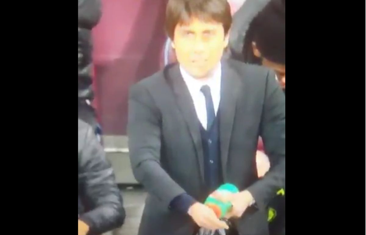 VIDEO Conte nakon rukovanja s Hrvatima odmah oprao ruke