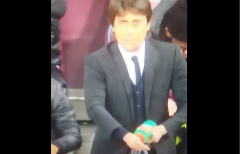 VIDEO Conte nakon rukovanja s Hrvatima odmah oprao ruke