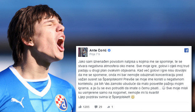 Ćorić: Stvara se negativna atmosfera oko mene