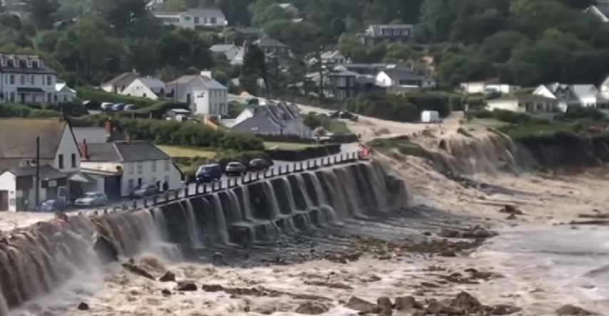 VIDEO Ogromne poplave poharale Cornwall, helikopteri izvlačili stanovnike iz kuća