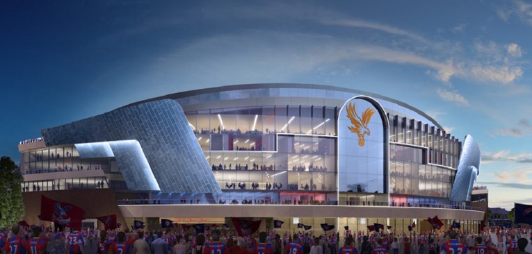 Crystal Palace ulaže 100 milijuna funti u predivan novi stadion