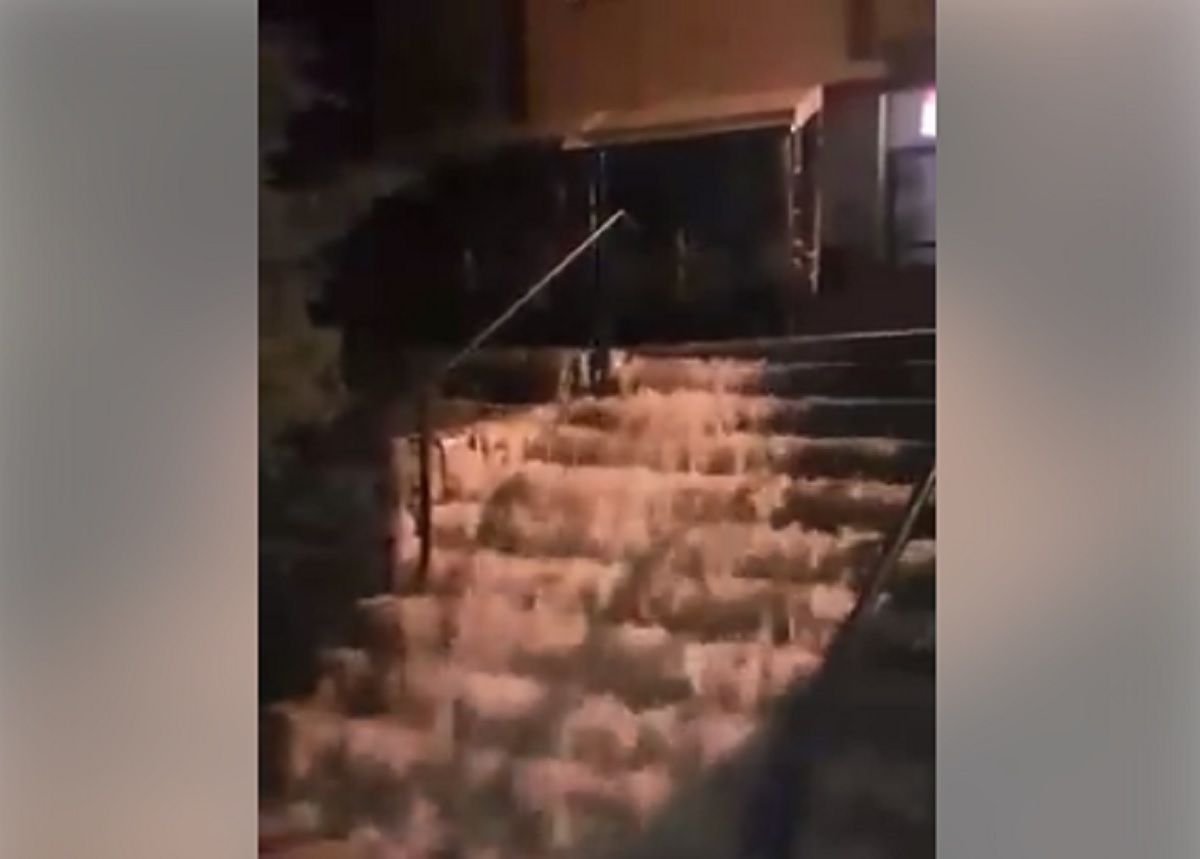 VIDEO Obilna kiša ne prestaje padati, potopljeni dijelovi Crikvenice i Novog Vinodolskog