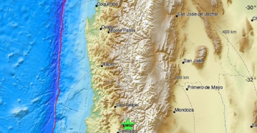 Potres pogodio čileansku prijestolnicu Santiago, nije zabilježena veća šteta