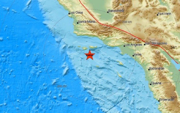 Potres jačine 5,4 Richtera pogodio Kaliforniju