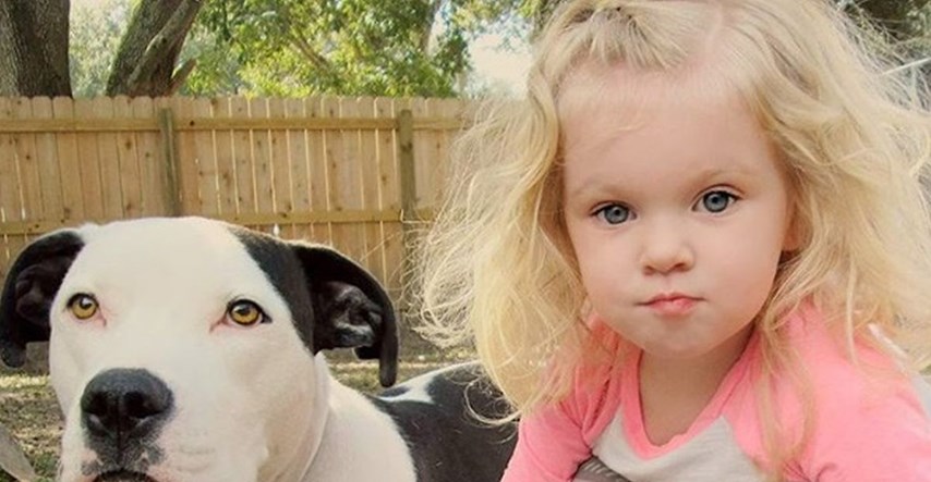 FOTO Djevojčica i pit bull ne mogu jedno bez drugog, a internet ih obožava