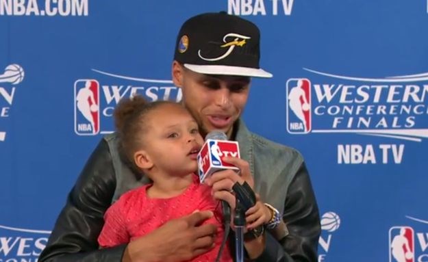 Video dana: Curryjeva kćer zasjenila oca nakon prolaska u veliko NBA finale