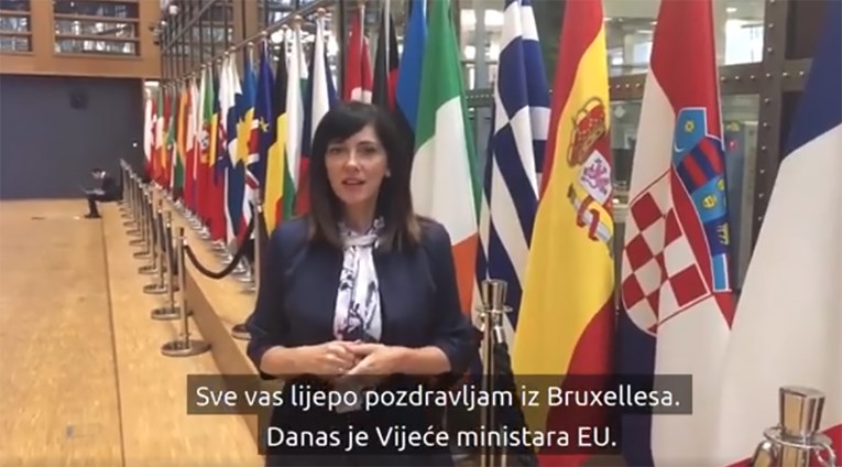 VIDEO Ministrica Divjak se javila iz Bruxellesa, kaže da je puno naučila od finske kolegice