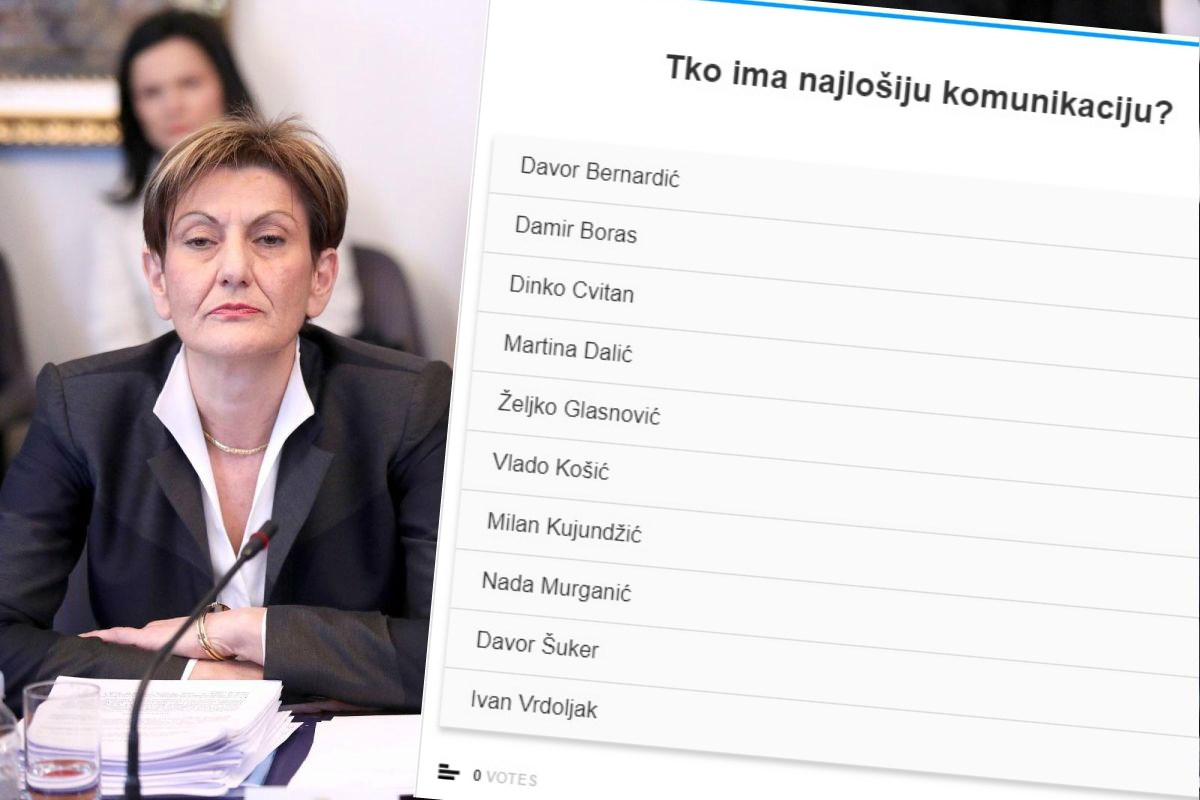 Tko ima najgoru komunikaciju s javnosti? Udruga sastavila listu s deset imena, teško se odlučiti