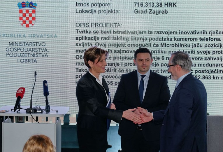 Ministrica Dalić dodijelila 14,5 milijuna kuna potpora poduzetnicima