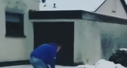 VIDEO Pogledajte kako Dalmatinac čisti snijeg u Njemačkoj, snimka je hit na Facebooku