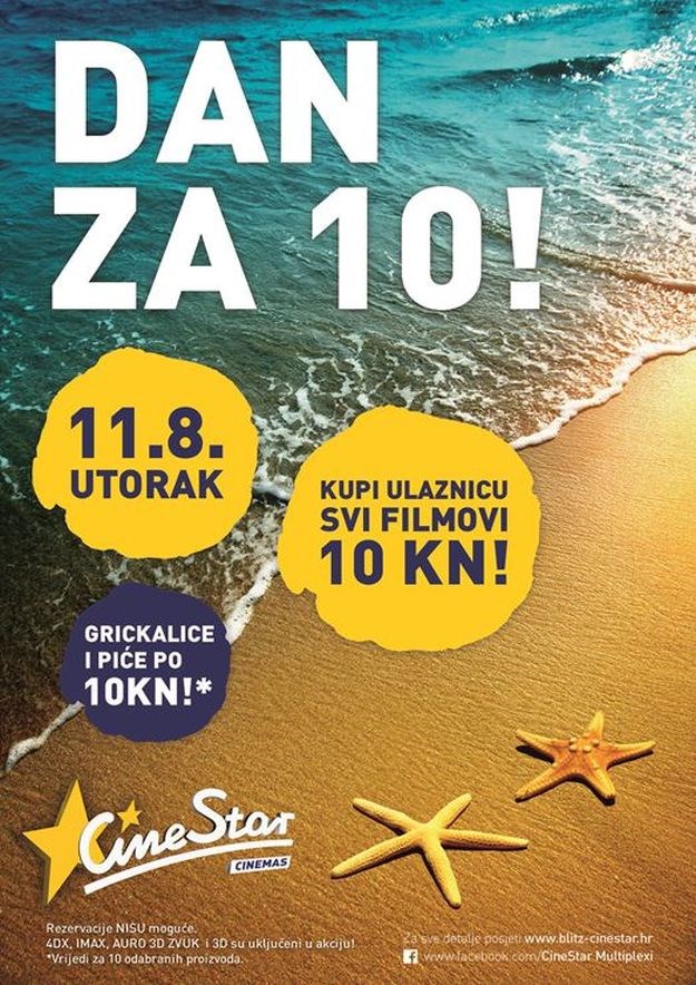 Dan za 10: Ako ste dovoljno brzi, provest ćete nezaboravan dan u kinu