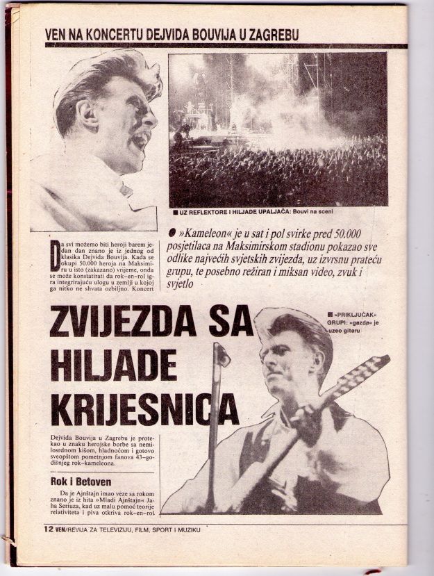Kako je David Bowie 1990. godine oduševio 50 tisuća heroja na Maksimiru