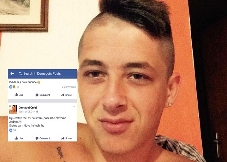 Sin Steve Culeja veličao ubijanje Srba, hvalio se tatinom saborskom plaćom, pa obrisao Facebook profil