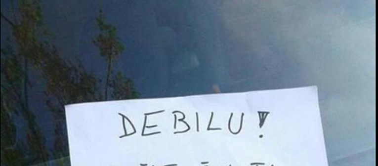 Poruka bijesnog Splićanina vozaču koji mu se parkirao pred vrata postala hit zbog jednog detalja