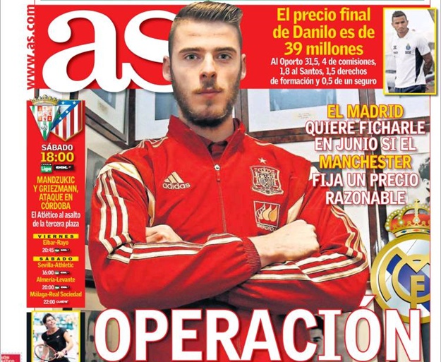 Svjetske naslovnice: Real krenuo u "operaciju De Gea"