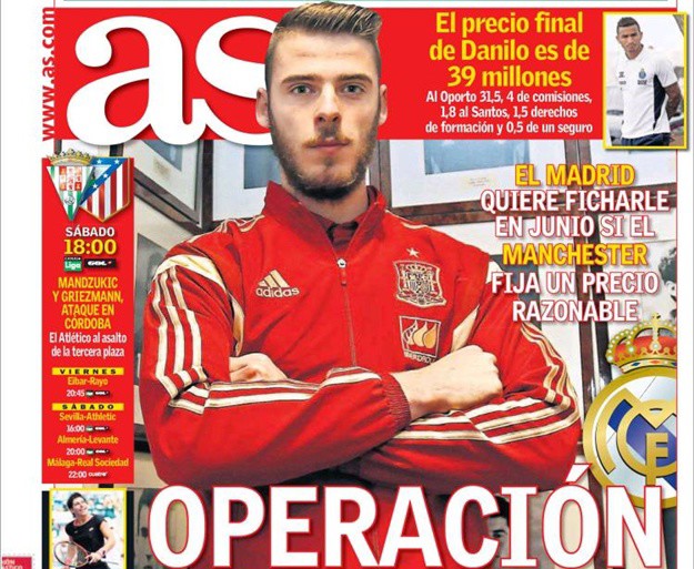 Svjetske naslovnice: Real krenuo u "operaciju De Gea"