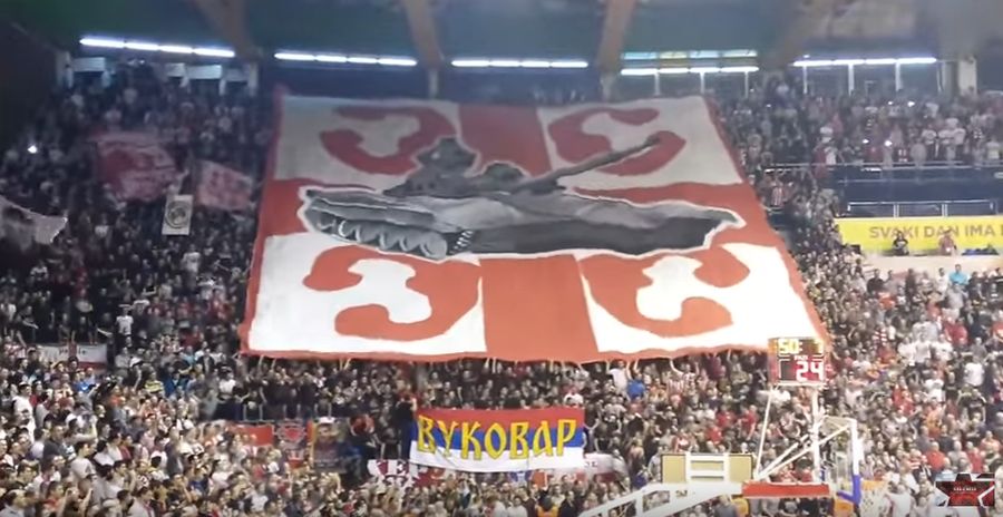 Delije ponovno provociraju: Pogledajte koreografiju s tenkom iz Vukovara