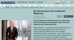 Der Standard: Kulturnjaci protiv revizionista u hrvatskoj vladi