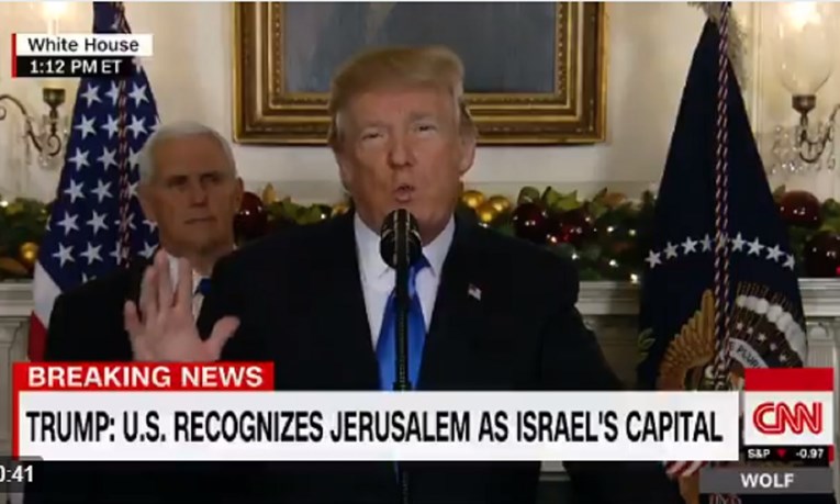 Trump priznao Jeruzalem kao glavni grad Izraela, Hamas bjesni: "Otvorio je vrata pakla"